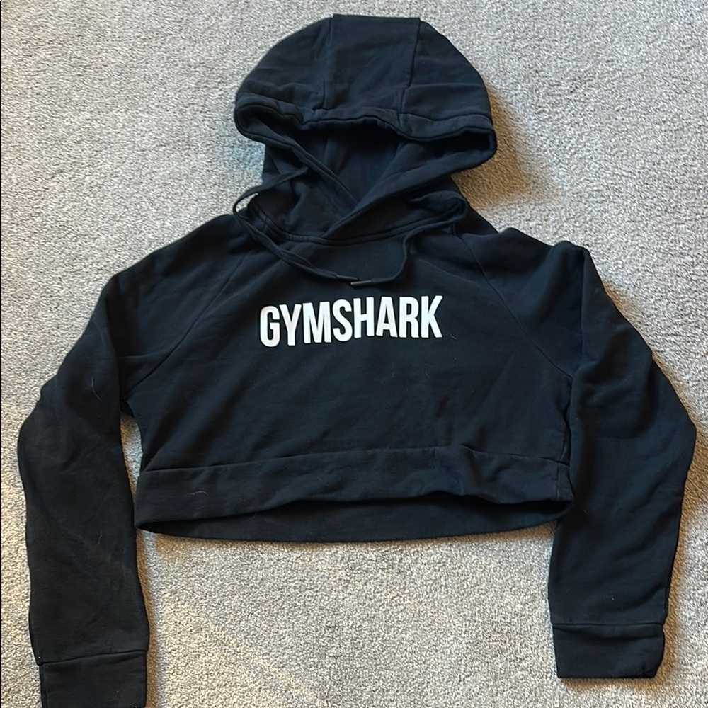 Gymshark Women’s Classic Cropped Black Hoodie